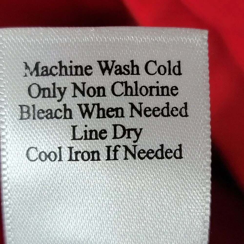 Coldwater Creek Womens Red Big Buttons 3/4 Sleeves Work Blazer Jacket Size 8